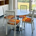 thumbnail image 5 of Kdxio Chair Seat Covers Sunset Golden Sunflower Field Print Chair Covers for Dining Room Square Washable Chair Protector Seat(Six Piece), 5 of 5