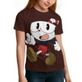 thumbnail image 6 of Cuphead T-Shirts for Boys Girls, Kids 3D Print Short Sleeve, Unisex Crew Neck Tee Shirts for Youth, 6 of 9