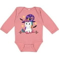 thumbnail image 3 of Inktastic Halloween Girls Unicorn Witch Girls Long Sleeve Baby Bodysuit, 3 of 5
