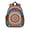 Red and Orange, variant on Red and Orange Tie Dye Pattern Backpack for School, Cute School Bag with Adjustable Shoulder Straps and Padded Back, 15"x11.42"x5.5"