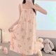 thumbnail image 5 of Camisón de mujer de verano de algodón de seda lindo pijama dulce puro deseo ins estilo delgado sexy vestido de seda de algodón artificial, 5 of 5