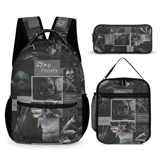 Call of Duty (37) Lightweight Laptop Travel Backpack For Adults Work Camping Backpack Set Laptop Backpack