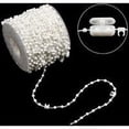 thumbnail image 4 of Chain Links 20 Meters Vertical Blind Bottom with 5 Pieces Plastic Chain Connectors Chain Clasp Vertical Slat Curtain Accessories, 4 of 5