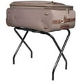 thumbnail image 4 of Pilaster Designs Black Metal Foldable Luggage Rack Stand With Nylon Belt, 4 of 6