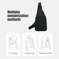 thumbnail image 4 of Qholemyo Chest Bag Fabric Material Crossbody Bag Sports Chest Bag, chest bag for men, running bags for men, Portable Multi Pocket Storage, 4 of 4