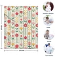 thumbnail image 4 of Pioneer Flower Blanket,Comfortable Soft Flannel Throw Blanket,All Season,Warm Lightweight Blankets for Sofa Bed Couch Living Room Chair,30"x40"(80x100cm), 4 of 4