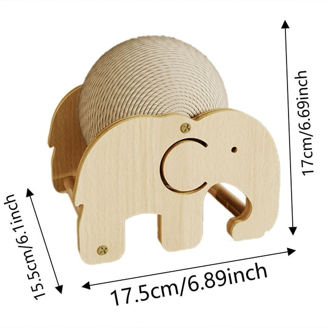 Cat Scratcher Toy Natural Sisal Cat Scratching Ba Ll With Stable Stand S Pinning Cat Ba Ll Interactive Exercise Toy For Cats &