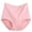 #02Light pink, variant on Lightweight Nylon High-Rise Panties for Women Comfort Stretch Full Coverage Daily Underwear Multicolor 2XL