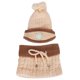 thumbnail image 1 of Gorro de punto ajustable LHCER 3 unids/set a prueba de viento de Hilo de lana para invierno, 1 of 8