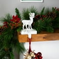 thumbnail image 2 of Northlight Marbled Standing Deer Christmas Stocking Holder - 7.5" - White and Black, 2 of 6