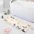 thumbnail image 7 of Butterflies Yellow Bathroom Rug Non Slip Bathroom Mats Entry Door Soft Carpets for Kitchen Bedroom Living Room 39x20 inch, 7 of 7