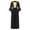 Black, variant on ZDHoor Kids Girls Medieval Princess Costume Renaissance Halloween Cosplay Party Fancy Dress Up Black 8