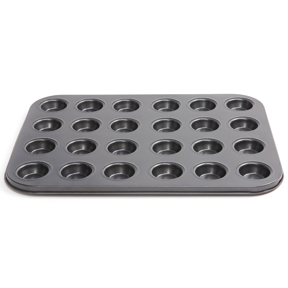 24 Cavity Silicone Muffin Cup Cake Cookie Chocolate Mould Pan Baking Tray Mold C 