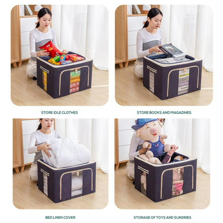 iOPQO Home Textile Storage Carrying With Handle Cord And