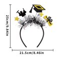 thumbnail image 2 of ¡Venta caliente! Sombreros colgantes del oído del aro del pelo de la temporada de graduación, diadema de la decoración de la graduación, 2 of 2