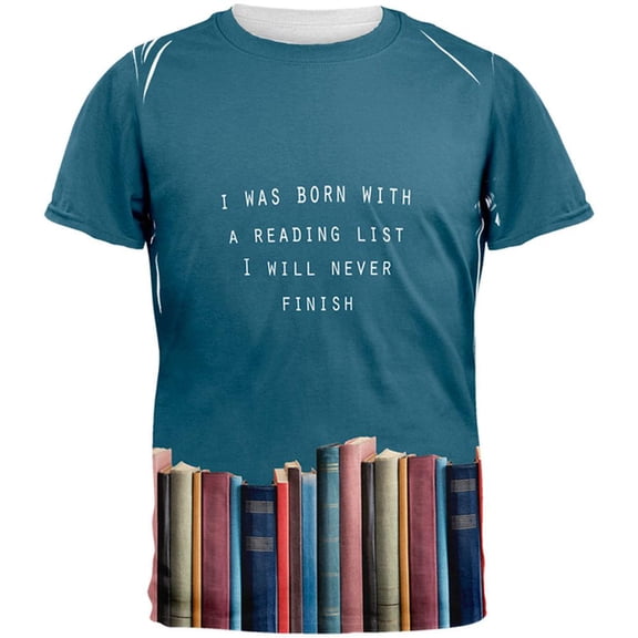 Book Lovers All Over Adult T-Shirt - Large