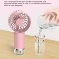 thumbnail image 6 of Needhep Voice Control Bladeless Room Fan,Battery Powered Fan, Office Desk Fans Small Quiet, Portable Fan for Travel, Small Powerful Fan (Pink), 6 of 10