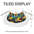 thumbnail image 5 of Sunflower Chic Chiffon Beach Dress & Skirt Set for Women - for Summer Days at the Beach, 5 of 6