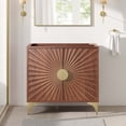 thumbnail image 7 of Modway Daylight 36" Solid Mango Wood Bathroom Vanity Cabinet in Walnut, 7 of 7