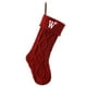 thumbnail image 2 of Herunwer Christmas Stockings with Initials, Letter Embroidered Xmas Stockings, Monogram Knitted Xmas Stocking, Christmas Party Fireplace Family Hanging Stocking Decorations, 2 of 5