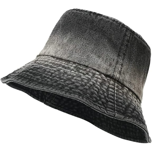 CoCopeaunt Unisex Denim Bucket Hat Retro Sun Hat Sun Protection Soft Wide Brim Fisherman Hat Caps for Women Men 2023
