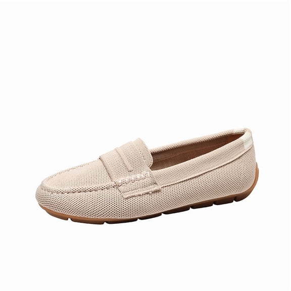Women's Slip-On Loafers - Comfortable Work Flats for Dressy Casual & Walking