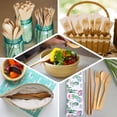 thumbnail image 4 of Efavormart 25 Pcs - 7" Chic Disposable Disposable Natural Bamboo Spoons For Wedding Events Birthday Party Restaurant, 4 of 11