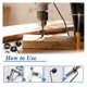 thumbnail image 3 of Drill Bit Stop Collar 8Pcs Drill Depth Stop Collar Limite Rings, Adjustable Dowel Shaft Chuck Positioner Locator for Drill Consistent Drilling, 3 of 5