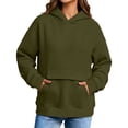 thumbnail image 7 of SYwaren Women's Oversized Hoodie Pullover Casual Long Sleeve Sweatshirt Tops, 7 of 7