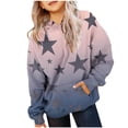 thumbnail image 3 of Asxite Toddler Tops Long Sleeve Fleece Hoodie Casual Loose Solid with Pockets Fall Winter 4-14 Y, 3 of 5