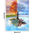 thumbnail image 2 of 5D Diamond Painting Complete Kit,Diamond Embroidery Kit,Diamond Painting,Full Embroidery,For Wall and Entrance,30x40cm, 2 of 5