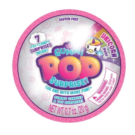Gummi Pop Surprise Unicorn Pets, 0.7oz