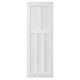 thumbnail image 2 of Crazy Elf 36" X 84" Five Panel Real Primed Door Slab, Diy Panel Door, Modern Interior Barn Door, Moisture-Proof, Anti-Deformation, Pre-Drilled Ready To Assemble, Suitable For Pre-Hung And Barn Door, 2 of 12