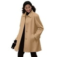 thumbnail image 6 of Woman Within Plus Size Wool-Blend Classic A-Line Coat, 6 of 6