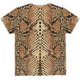 thumbnail image 2 of Halloween Rattlesnake Snake Snakeskin Costume All Over Youth T Shirt, 2 of 2