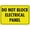 Warning Sign 3, variant on Do Not Lean On Barrier Sign 8"x12" - Aluminum Tin Warning for Home Outdoor Garden, Durable Safety Decor for Crowd Control