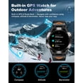 thumbnail image 2 of Reloj PODOEIL Military GPS Smart AMOLED de 1,43 pulgadas a prueba de agua, 2 of 8