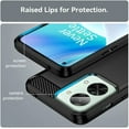 thumbnail image 4 of CoverON For 1+ Oneplus Nord 2T Phone Case, Slim Lightweight TPU Minimal Cover Carbon Fiber, Black, 4 of 6