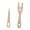 Brown, variant on HOMYL 2 Pieces Knitting Fork and Eye Kit Lucet Fork Braided Tool Brown