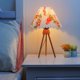 thumbnail image 4 of Lámpara de mesa plisada, decoración, lámpara de noche cálida, control de luz nocturna Impresión, 4 of 8