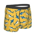 thumbnail image 2 of KLL Shark Print Men's Cotton Boxer Briefs Underwear-X-Large, 2 of 8