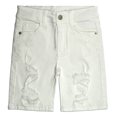 thumbnail image 1 of KIDSCOOL SPACE Shorts en Denim d'Été pour Garçons, Demi-Pantalon en Jean Déchiré avec Bande Élastique Douce à l'Intérieur, 1 of 5