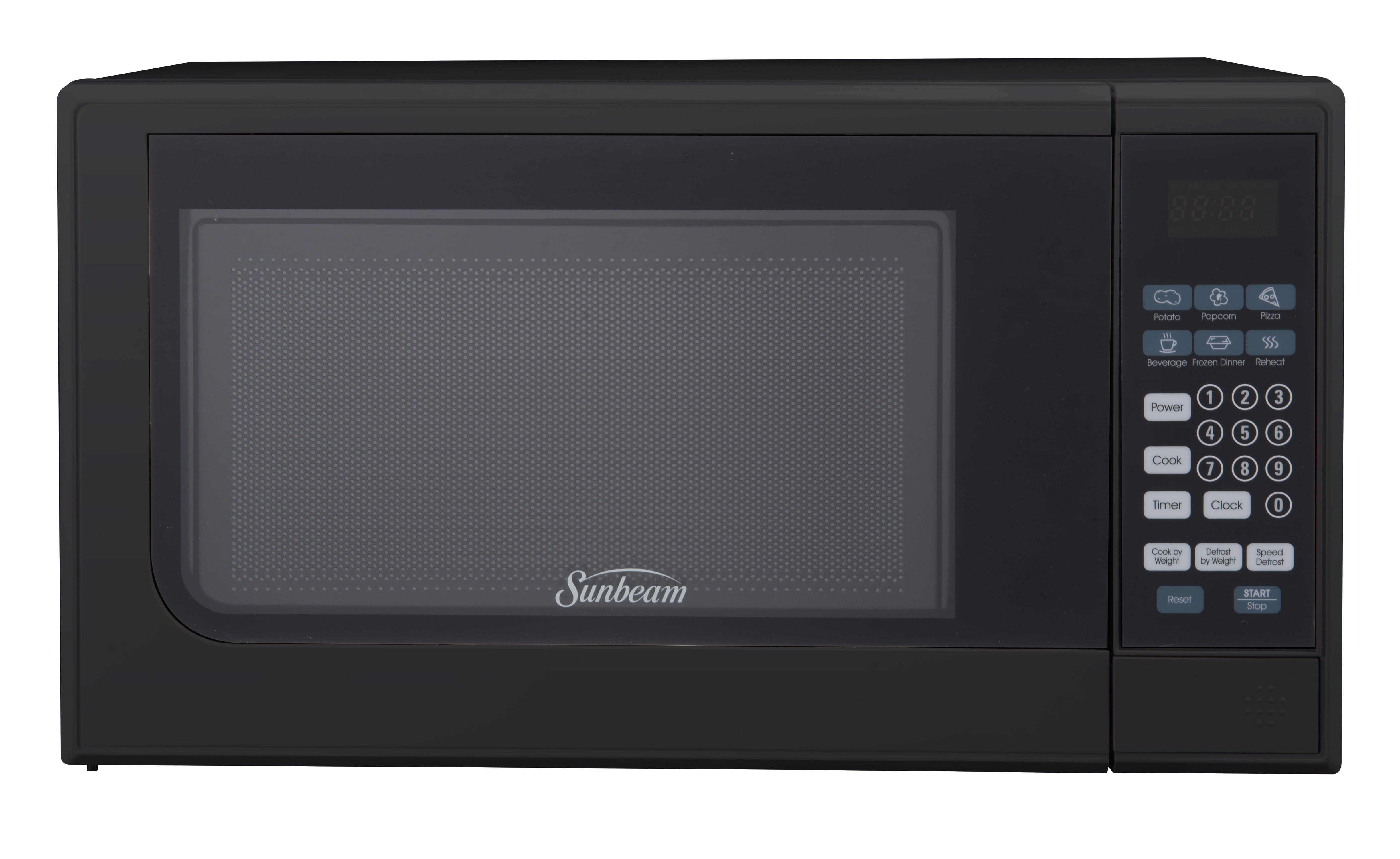 💥NIB Sunbeam 0.7 cu ft 700 Watt Microwave Oven - Black SGCMV807BK