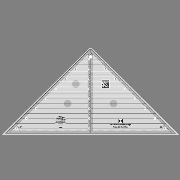 90 Degree Quarter Square Triangle Ruler 90 Degree Quarter Square Triangle Ruler