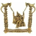 thumbnail image 4 of Fashtales Radha Krishna Parrot Jhula Statue, Metal, 4 of 4