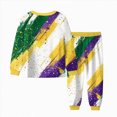 thumbnail image 5 of KPOPLK Toddler Baby Boy Clothes Carnival Print Long Sleeve Sweatshirt Pullover Tops and Jogger Pants Cute Fall Winter Outfit(6-7 Years,), 5 of 7