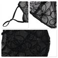 thumbnail image 3 of Unique Bargains 1 Pc Five-petal Flower Sunscreen Mask Lace Black Flower, 3 of 5
