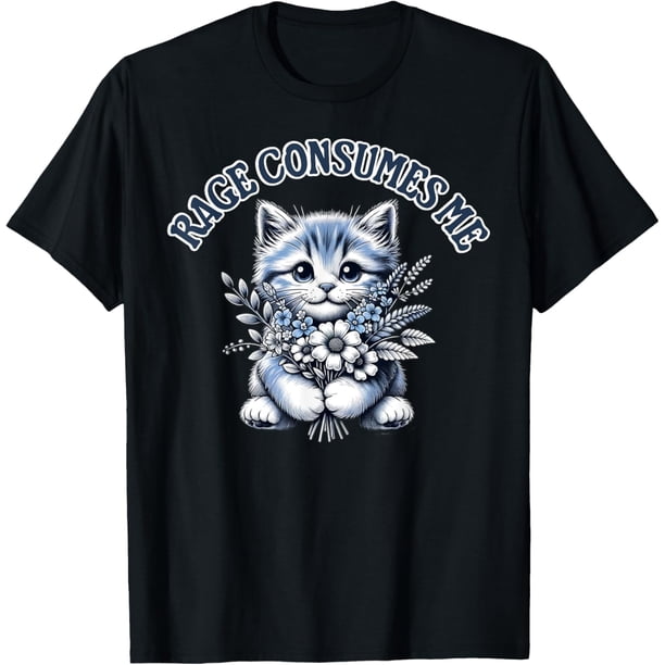 Camiseta divertida para gatitos, meme, diseño de gato