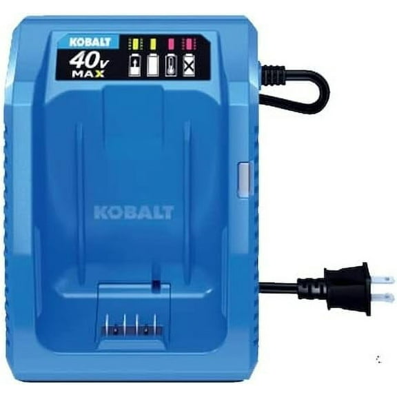 Kobalt 40-Volt Lithium Ion (Li-Ion) Generation 2 Compact Cordless Power Equipment Battery Charger with New Top Load Design, 2019 Model