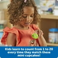 thumbnail image 3 of Learning Resources Mini Counting Cupcakes Birthday Cake Toy Counting Toy Play Food Ages 3 and up, 3 of 7